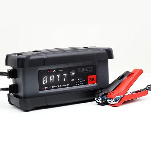 Schumacher Rugged SPX 458 - Chargeur Automatique IntelliCharge - Moto, Voiture, Bateau - IP54